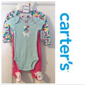 🔴SOLD🔴 NWT Carter's Cat 3 Piece Set